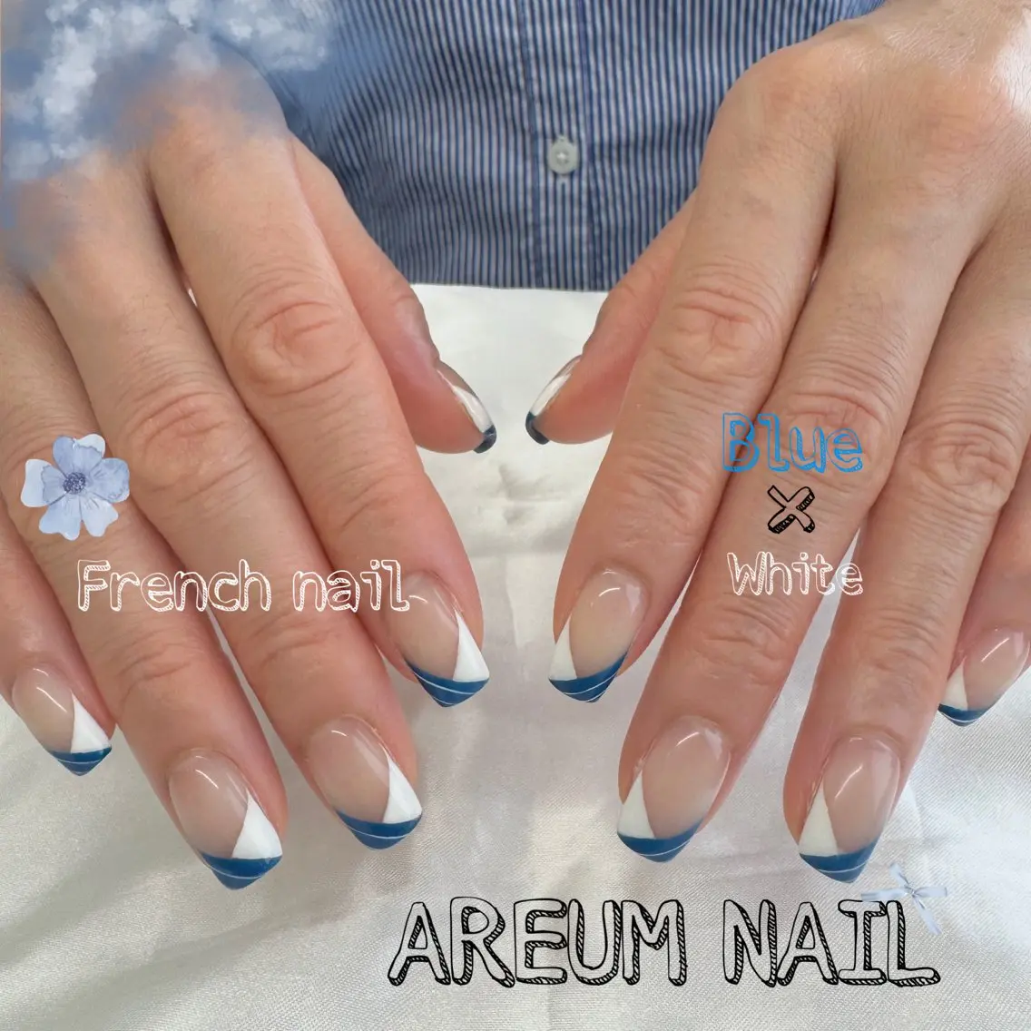 ネイル フレンチネイル areum nailのネイルデザイン
