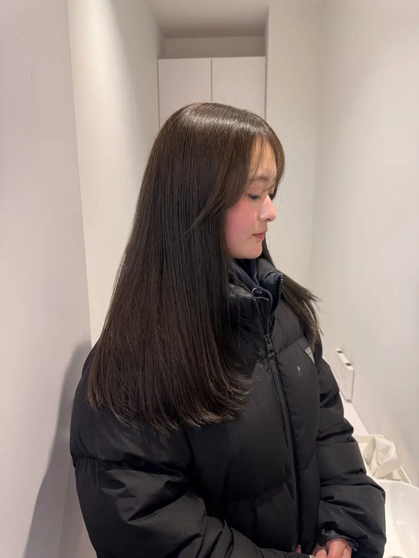 【梅雨前メンテナンス☂️】縮毛矯正+カット✂️🩵の写真