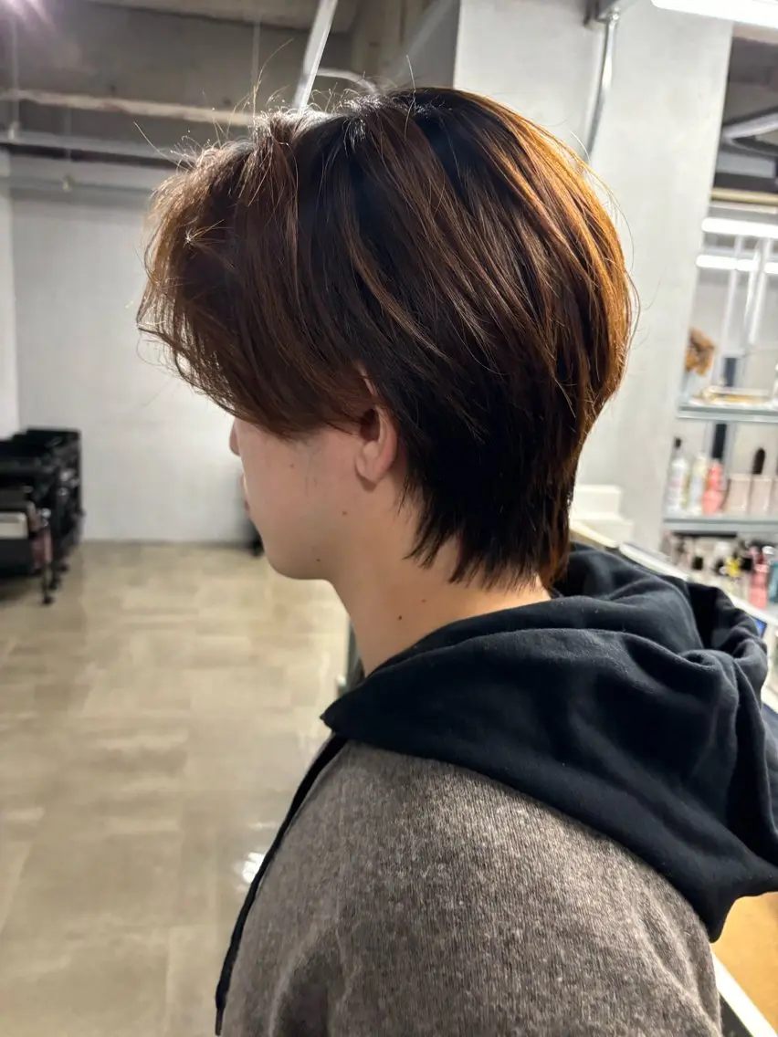 ショート カラー パーマ メンズ カット パーマ メンズ/ダブルカラー /パーマ/来栖慧💈のヘアスタイル