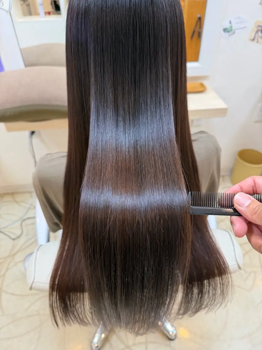 ロング 髪質改善 トリートメント 高橋 佑介のヘアスタイル
