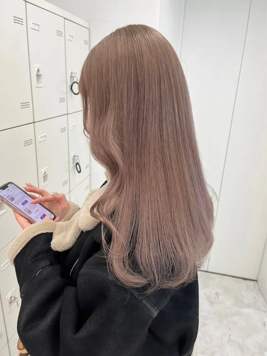 セミロング カラー ヘアアレンジ ヘアカラー トリートメント ヘッドスパ ヘアセット 🕯️公式 渋谷DANCE🕯️のヘアスタイル