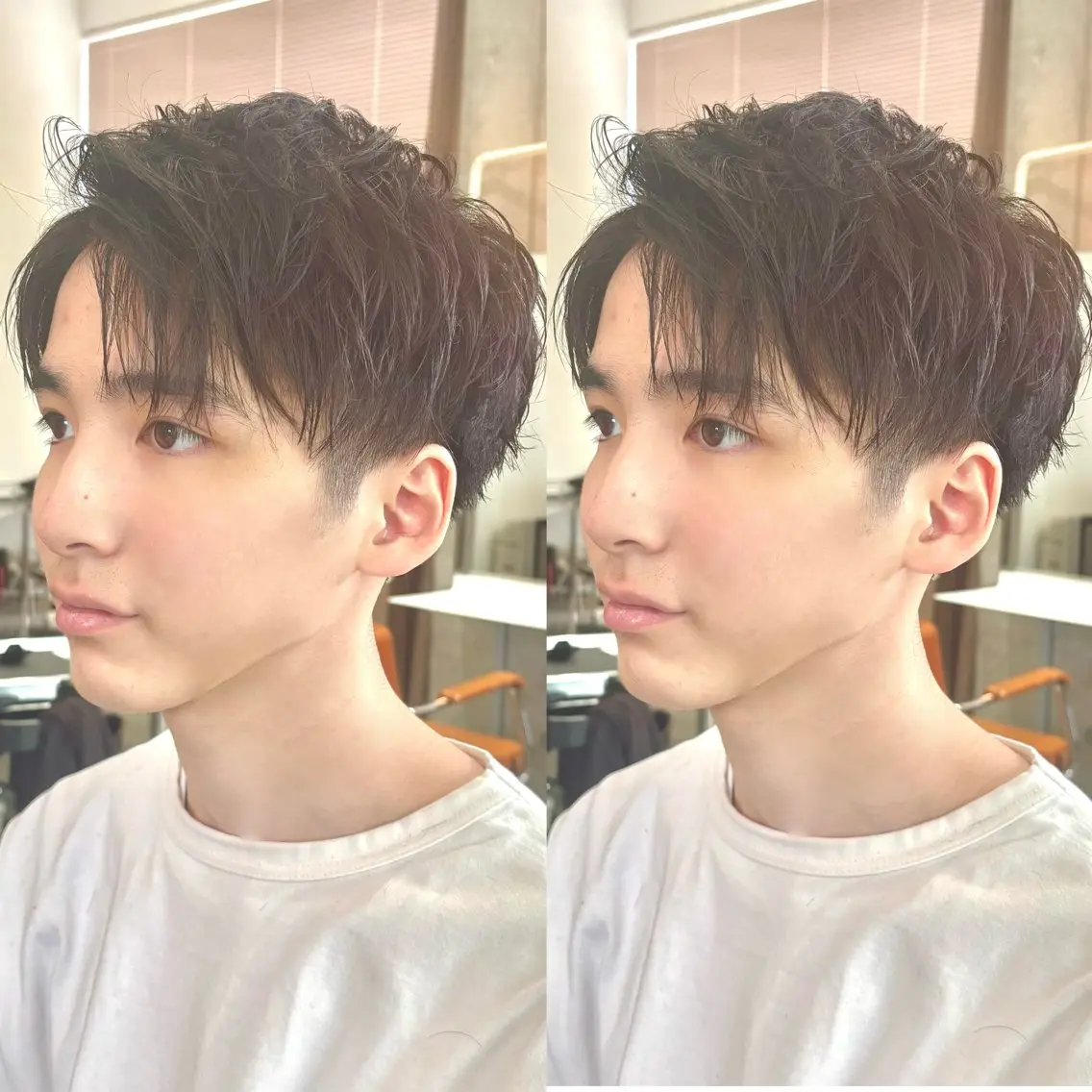 メンズ アップバング ビジネス カット 恵比寿/egerie prime/井向幹滉のヘアスタイル