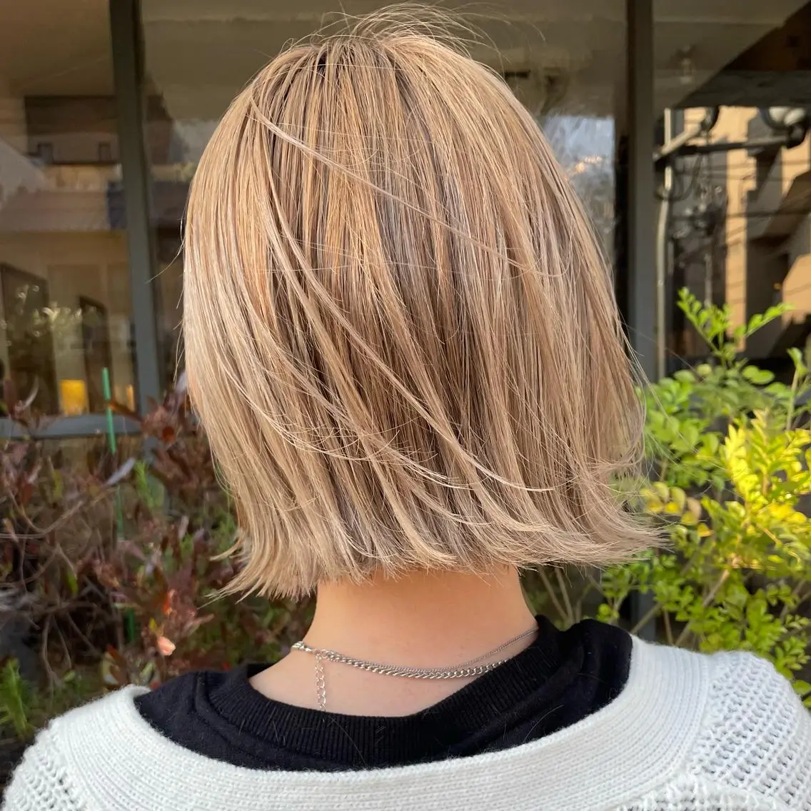 ショート カラー ヘアアレンジ ボブ 外ハネヘア Lico hair 【烏丸丸太町】小西のヘアスタイル