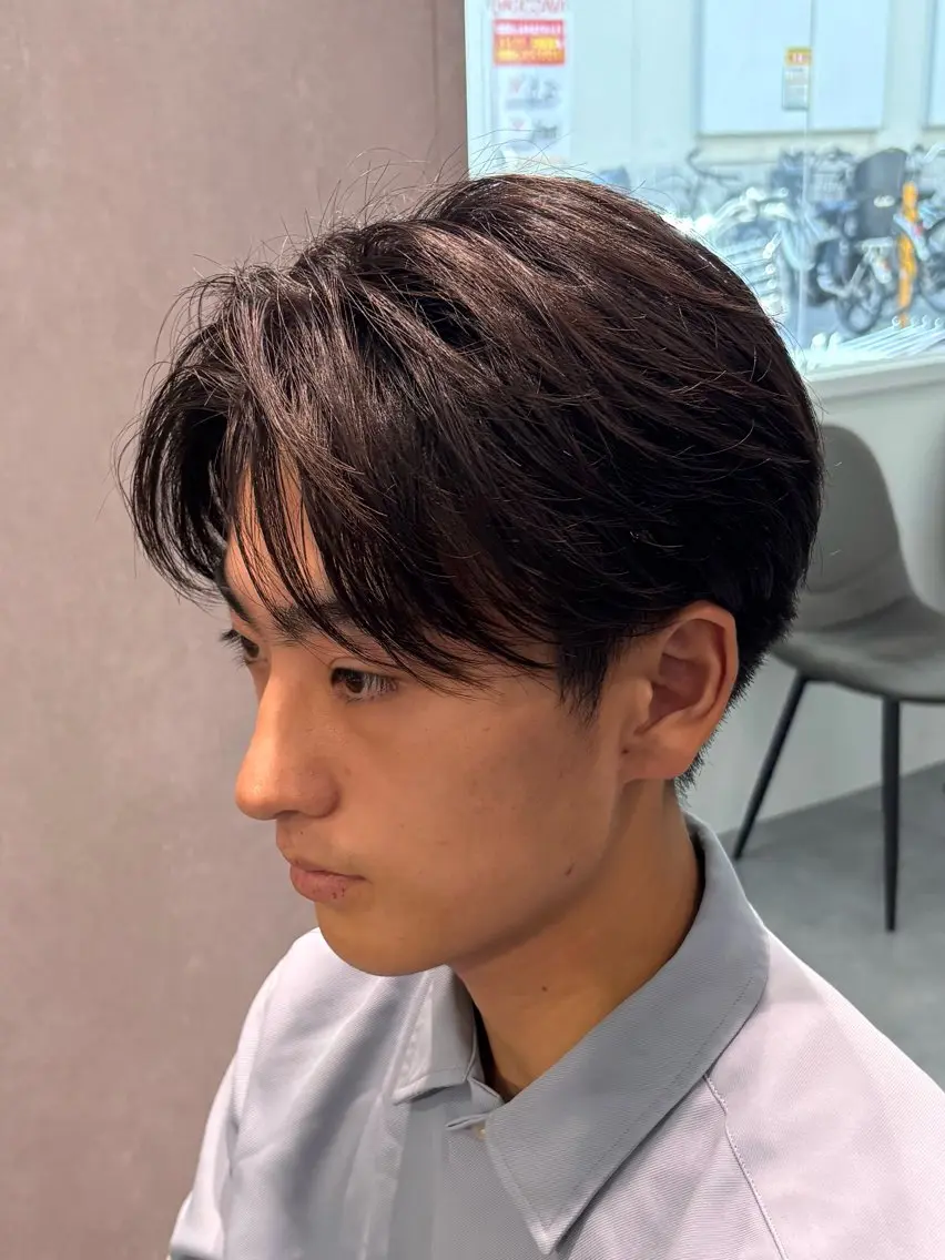 パーマ 縮毛矯正 濱口 健慎のヘアスタイル