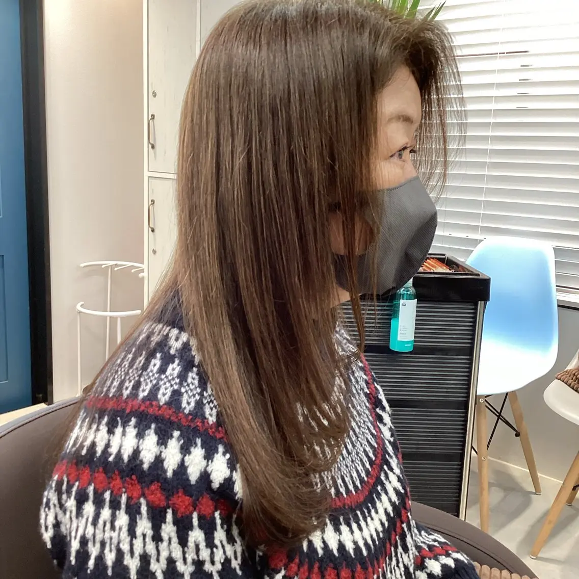 セミロング レイヤーカット a-o岡野 こやま しんぺいのヘアスタイル
