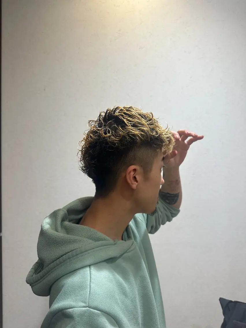 パーマ メンズ メンズパーマ arl 豊田店のヘアスタイル