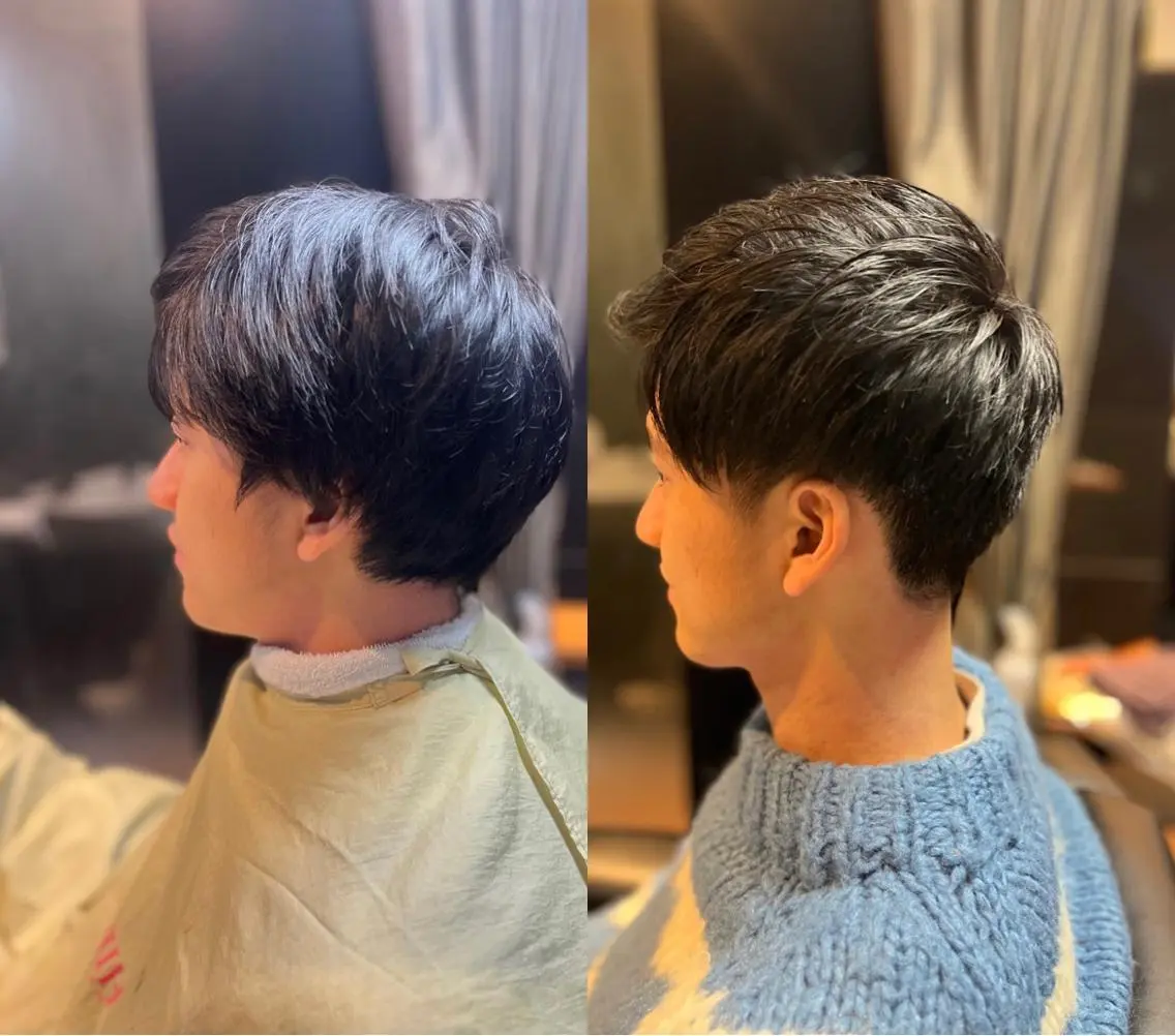 ショート 新宿💈カットモデル メンズカットのヘアスタイル