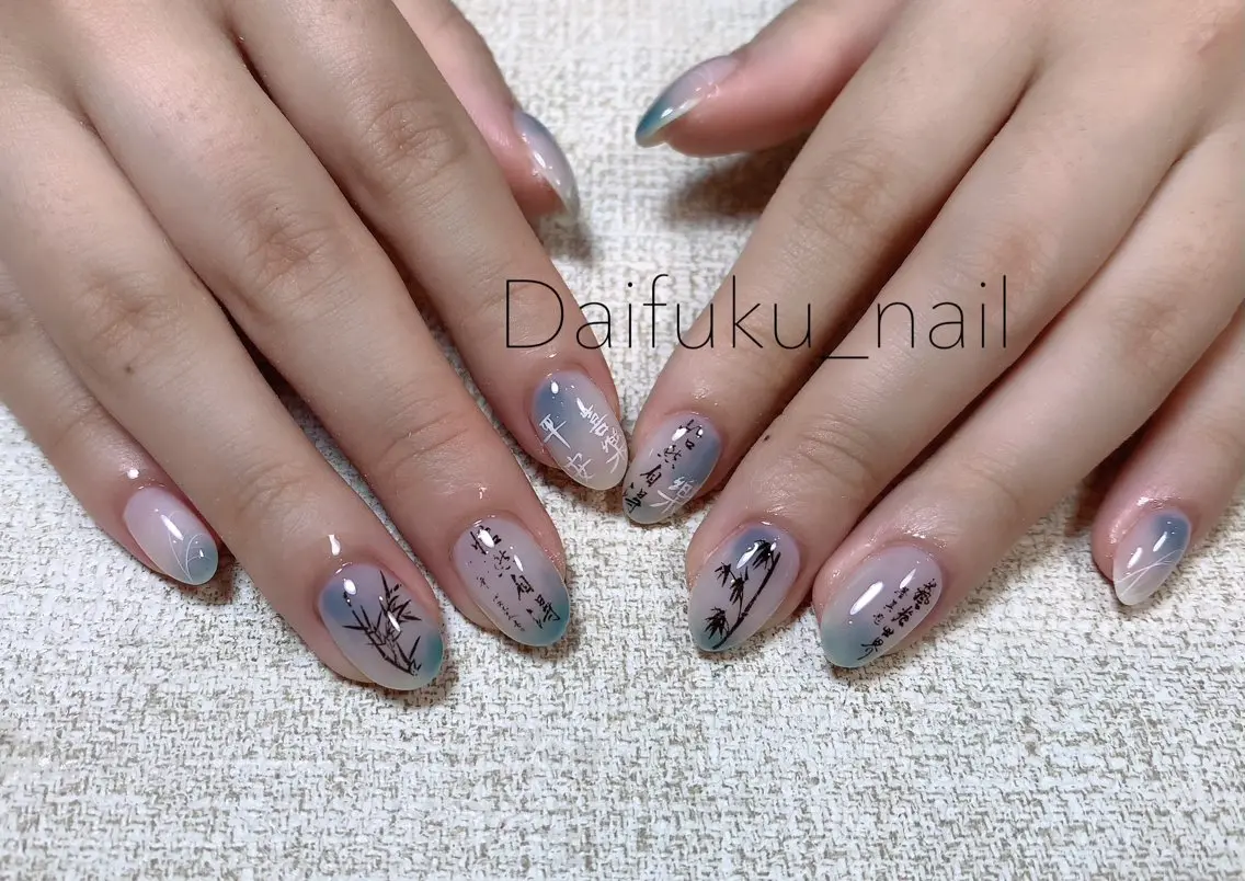 ミディアム ハンドネイル Daifuku nailsのネイルデザイン