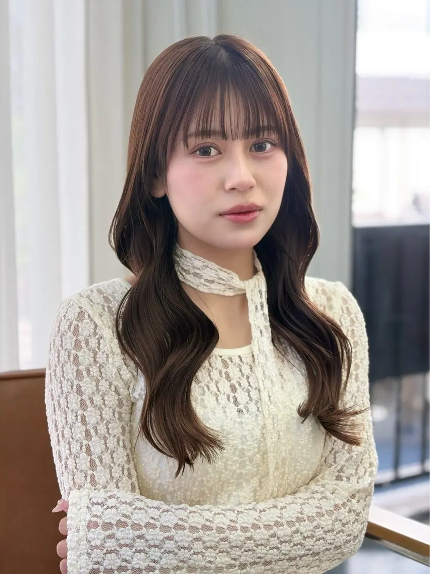 ロング 髪質改善透明感カラー 🩵🫧Hanakaのヘアスタイル