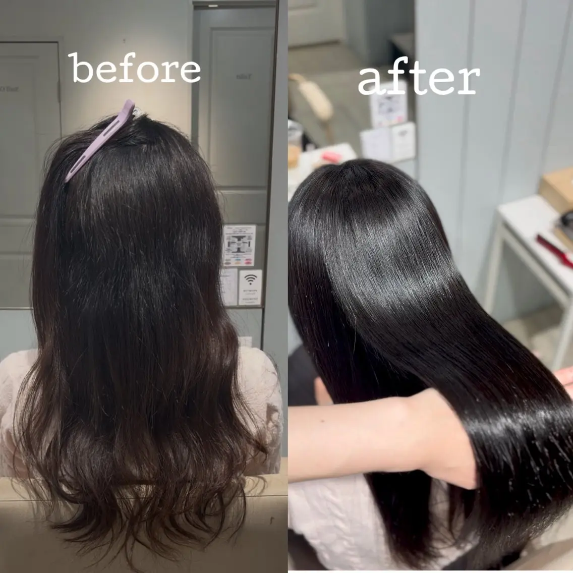 ロング ヘアカラー 縮毛矯正 酸性縮毛矯正/ 顔周りカット/信之介のヘアスタイル
