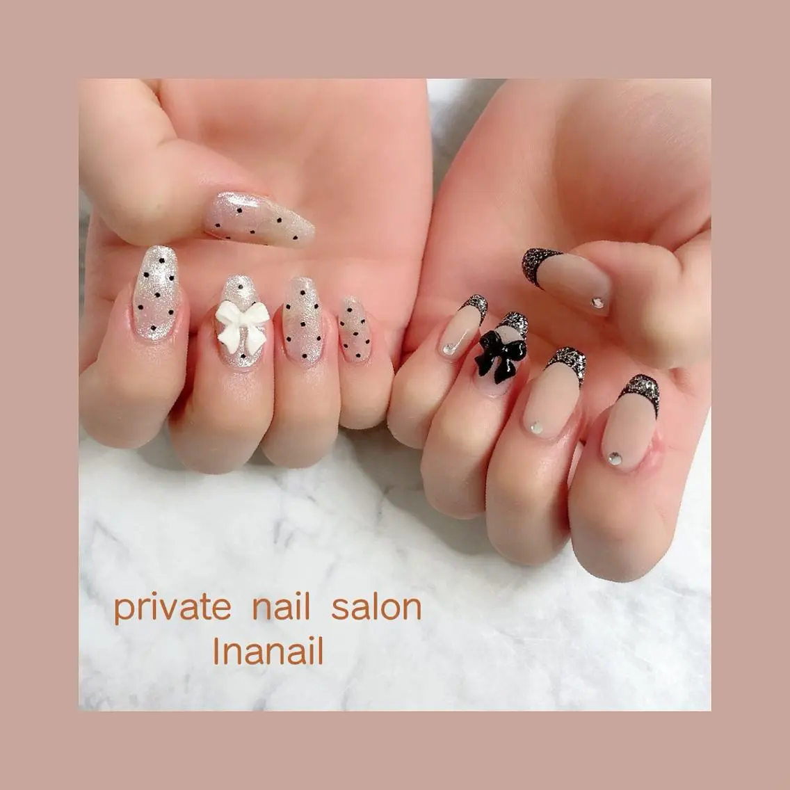 ネイル リボン ✤Ina nail✤のネイルデザイン
