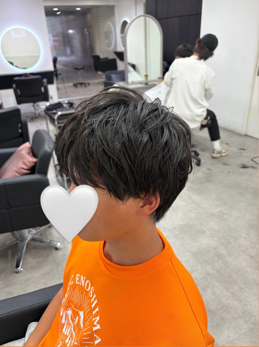 ショート メンズ マッシュ 飯田 深雪のヘアスタイル