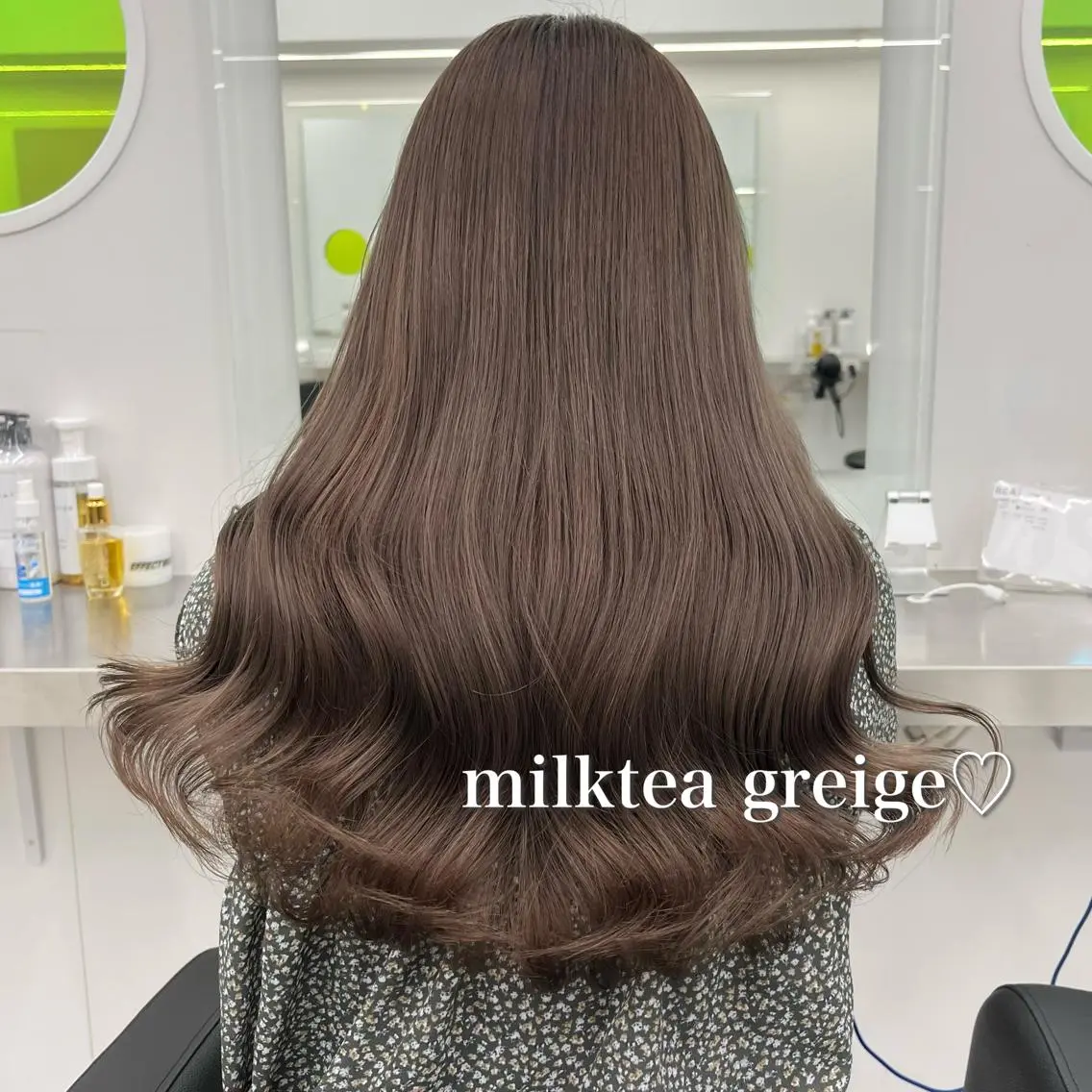 ロング ヘアカラー トリートメント 🍒韓国暖色ヘア NO.1🍒🪽のヘアスタイル