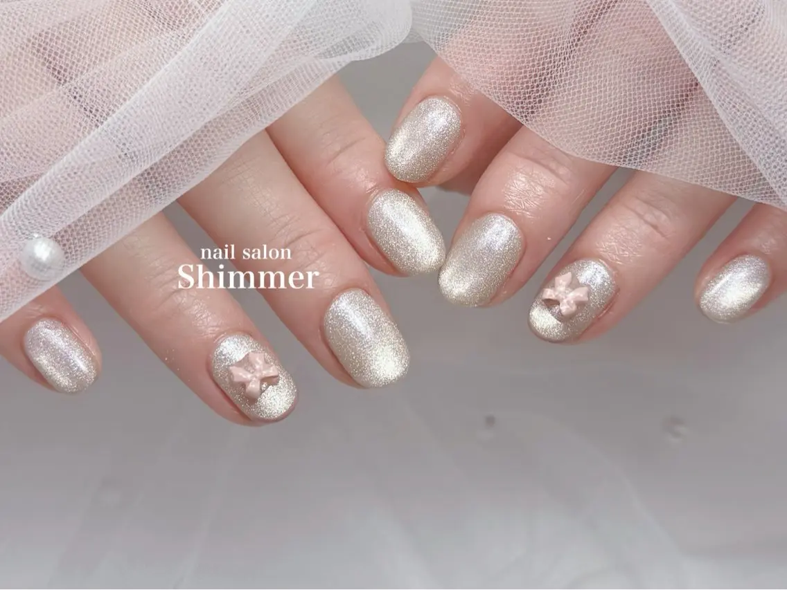 ネイル ハンドネイル Shimmer Risaのネイルデザイン
