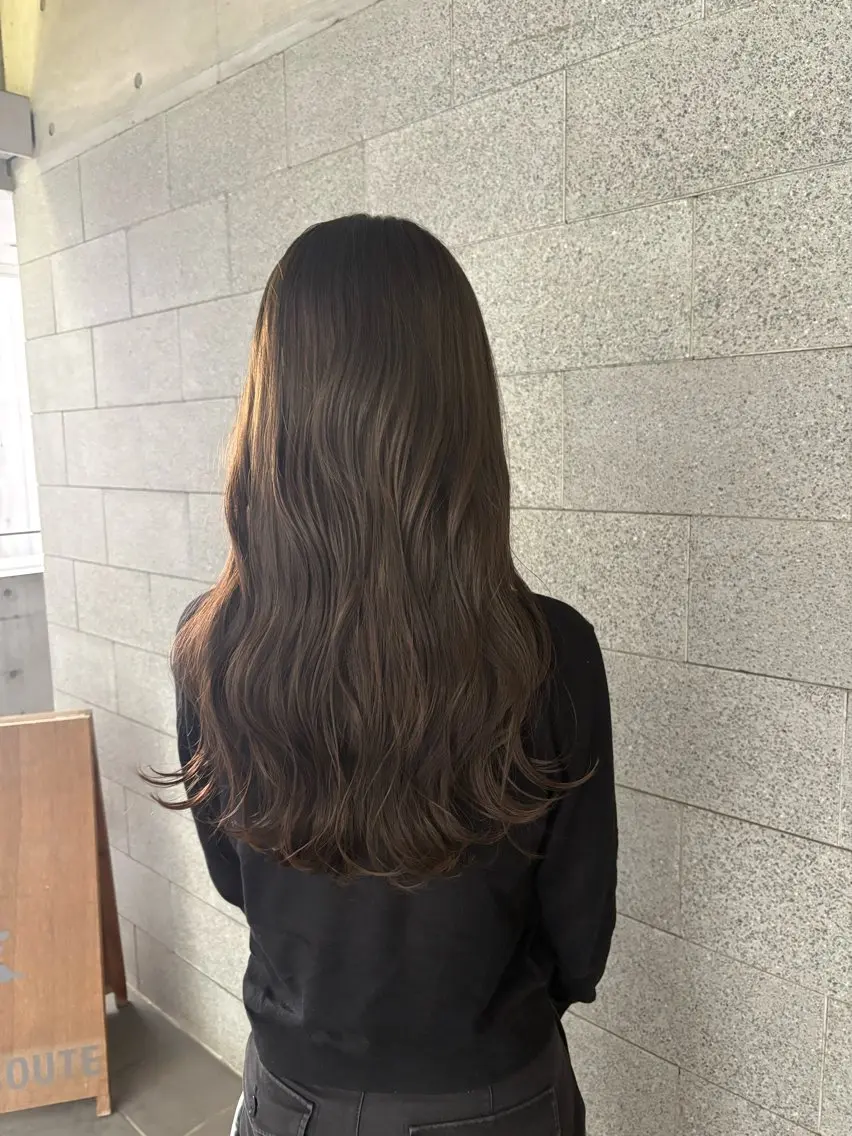 ロング ヘアカラー トリートメント なぎ ㅤのヘアスタイル