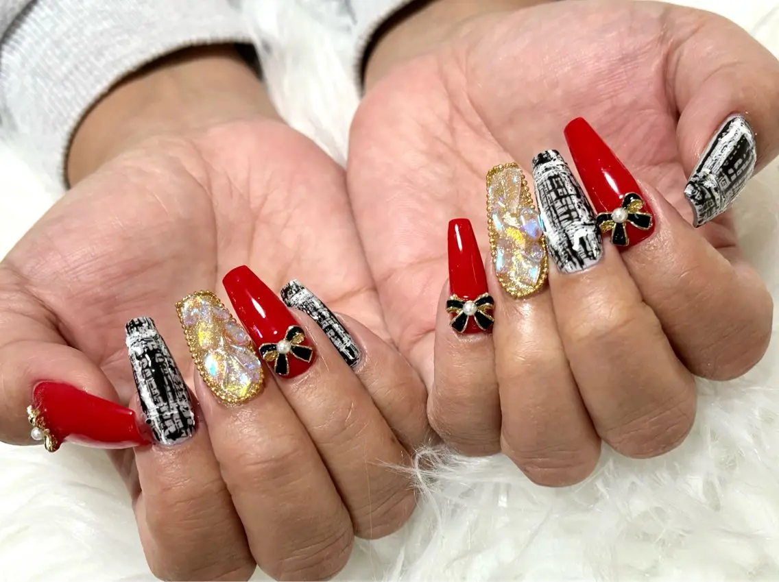 ネイル ハンドネイル nail salon HIRUKANAのネイルデザイン