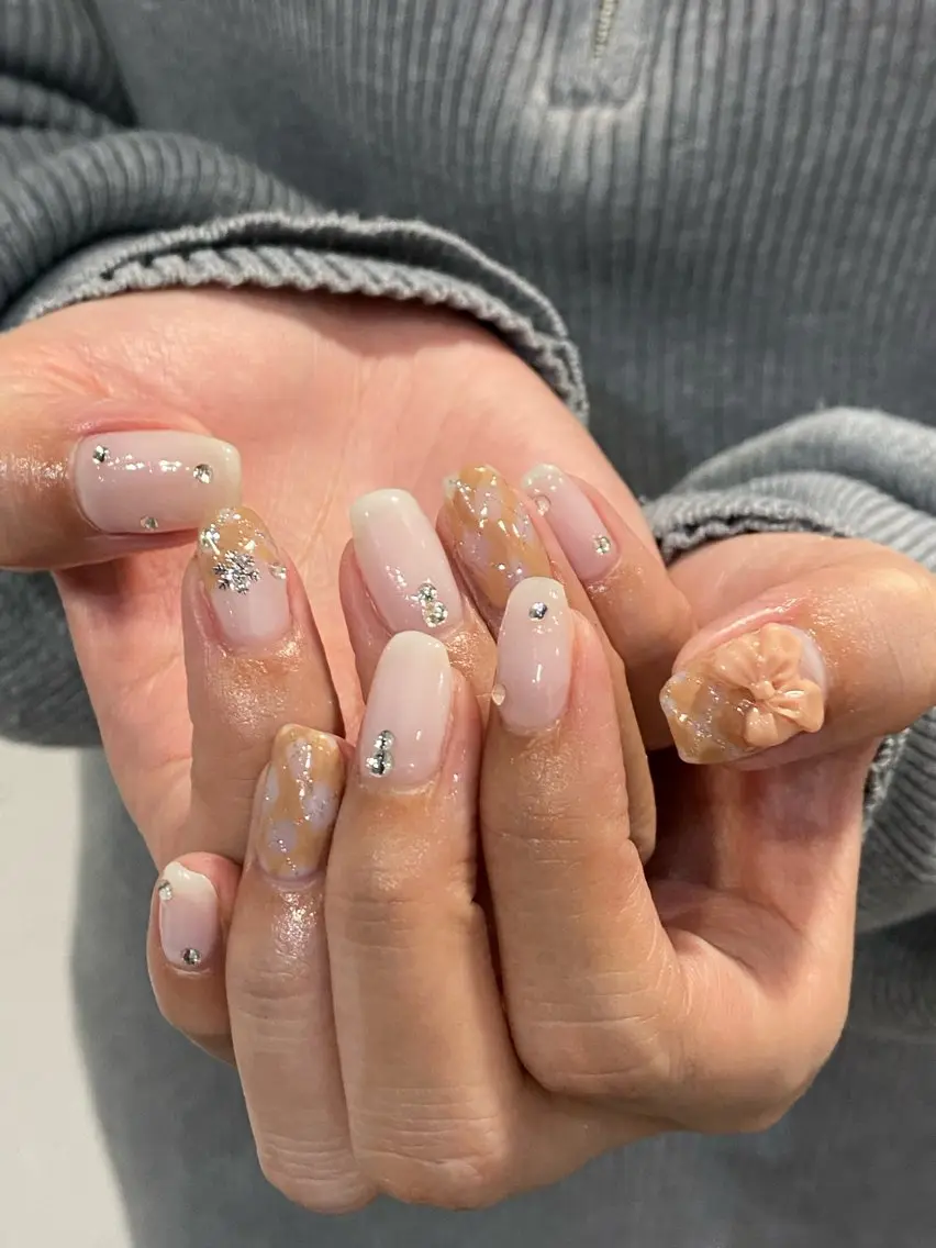 ネイル ハンドネイル W KUMIのネイルデザイン