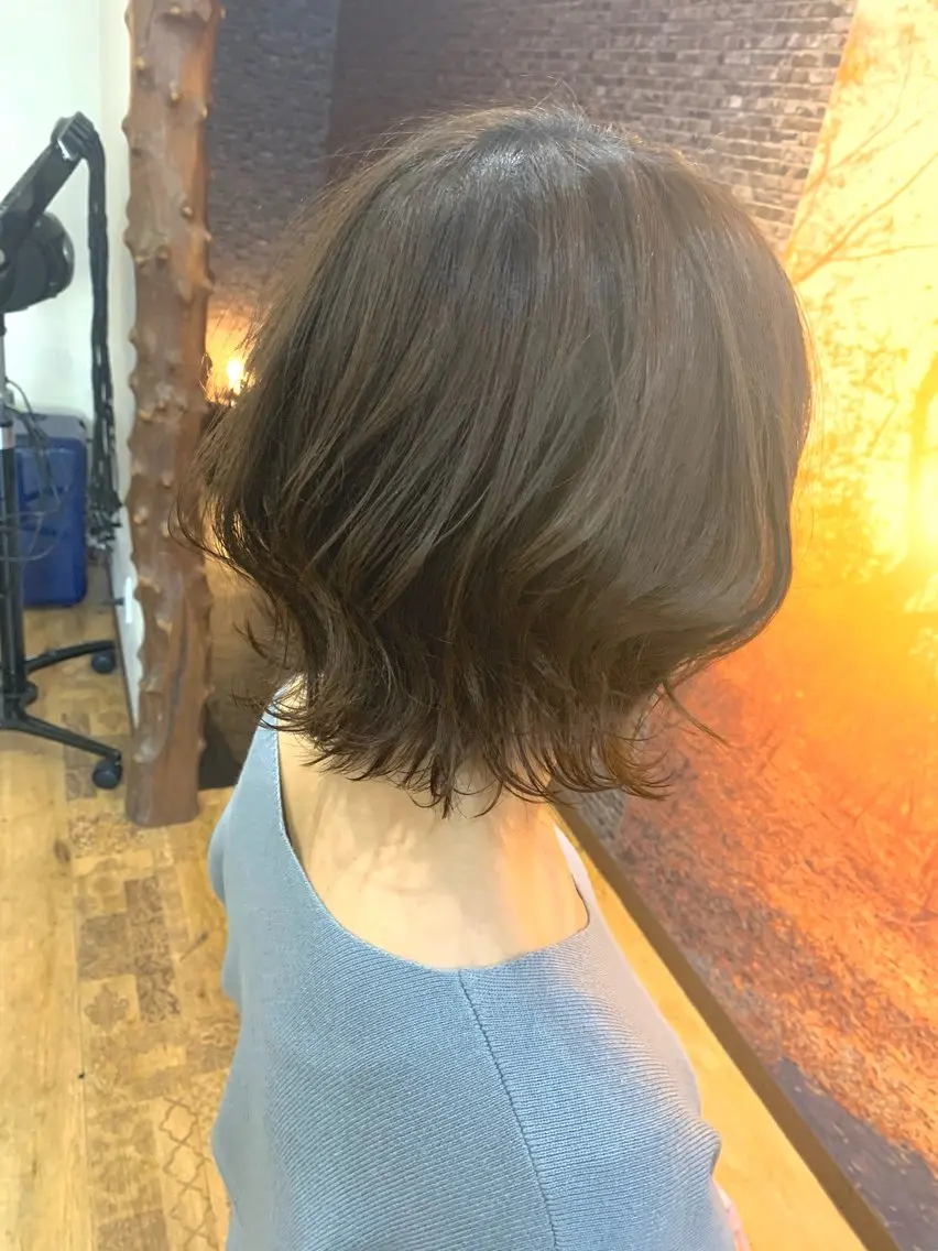 ミディアム カラー ALBERO daikiのヘアスタイル