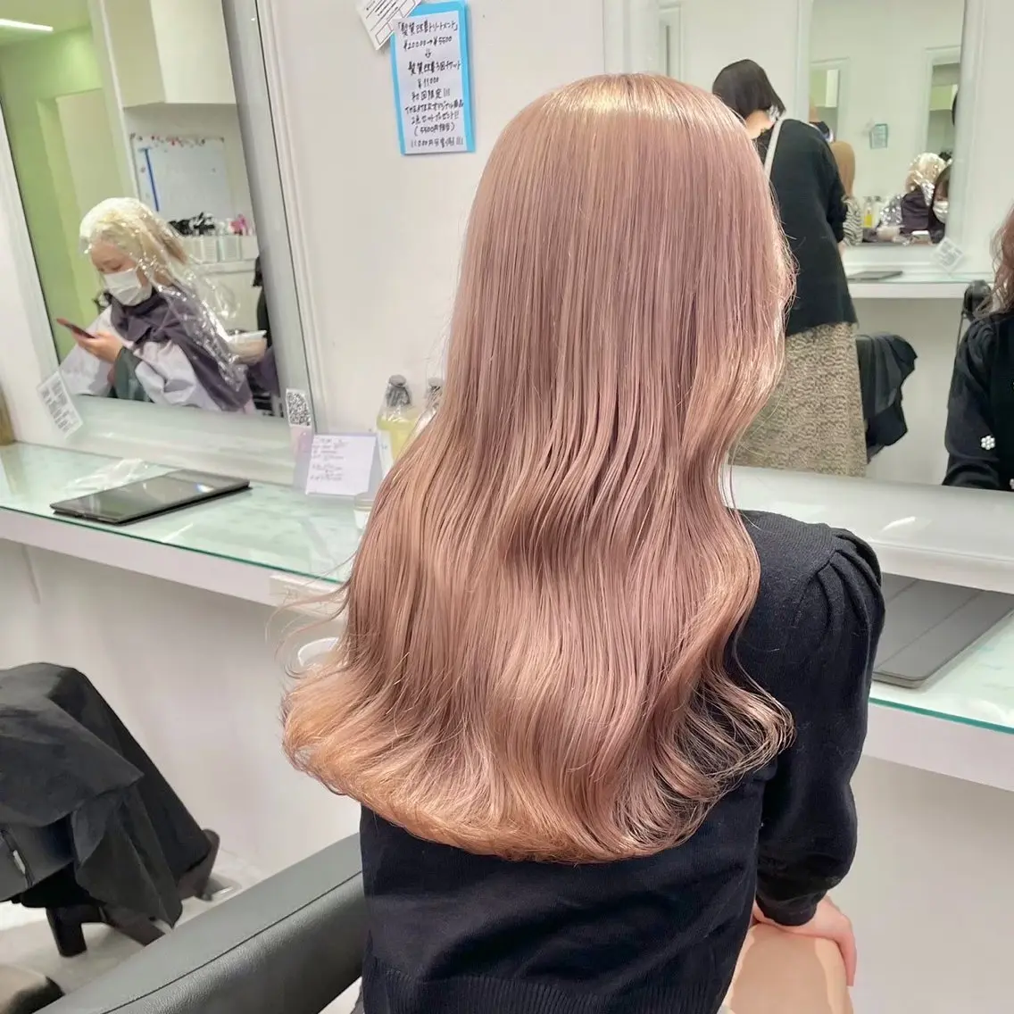 ロング カラー ブリーチ ハイトーンカラー ヘアカラー トリートメント ヘッドスパ ヘアセット ブリーチなし特化 美容師💖SAE💖のヘアスタイル