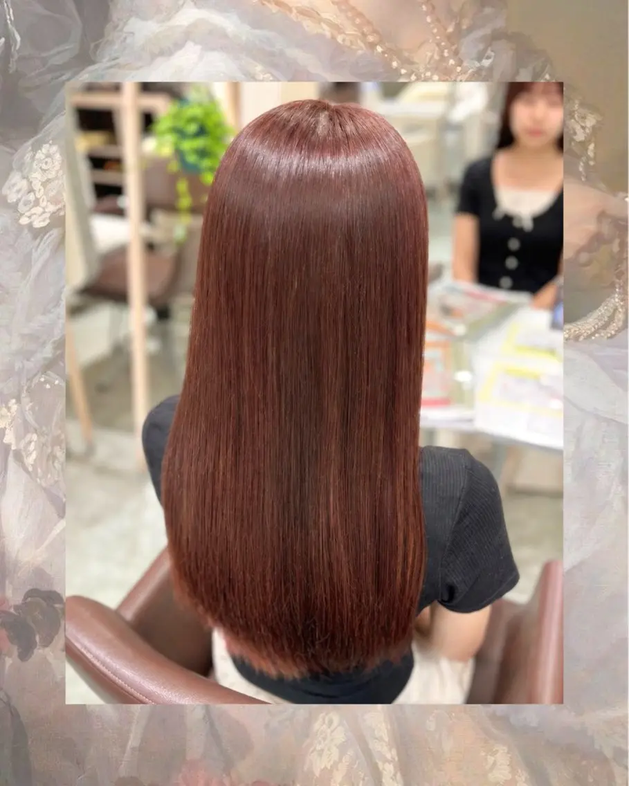 ロング ꧁꒰ঌ奈菜美໒꒱꧂ 箕面美容室のヘアスタイル