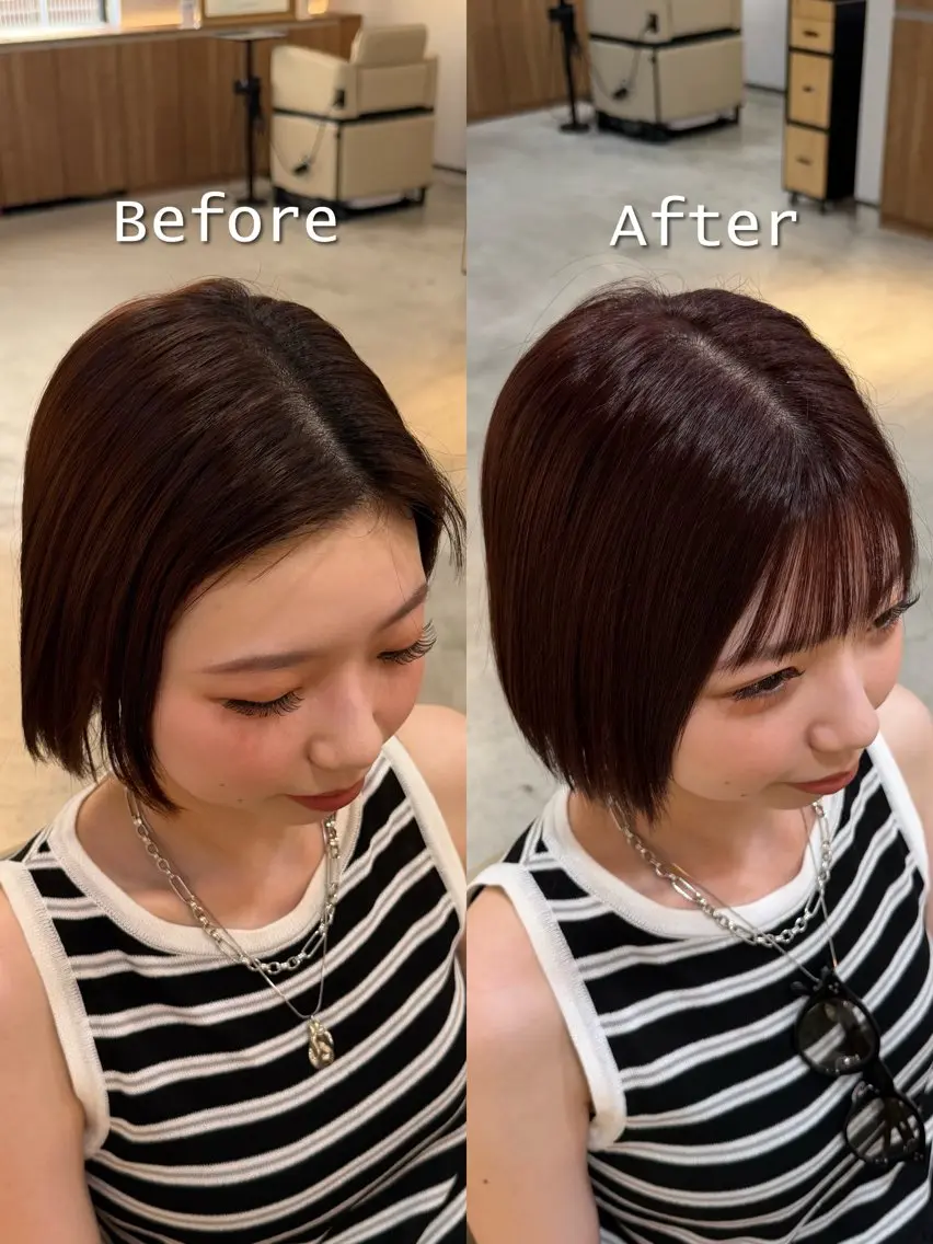 ショート カラー 飯田 智也のヘアスタイル