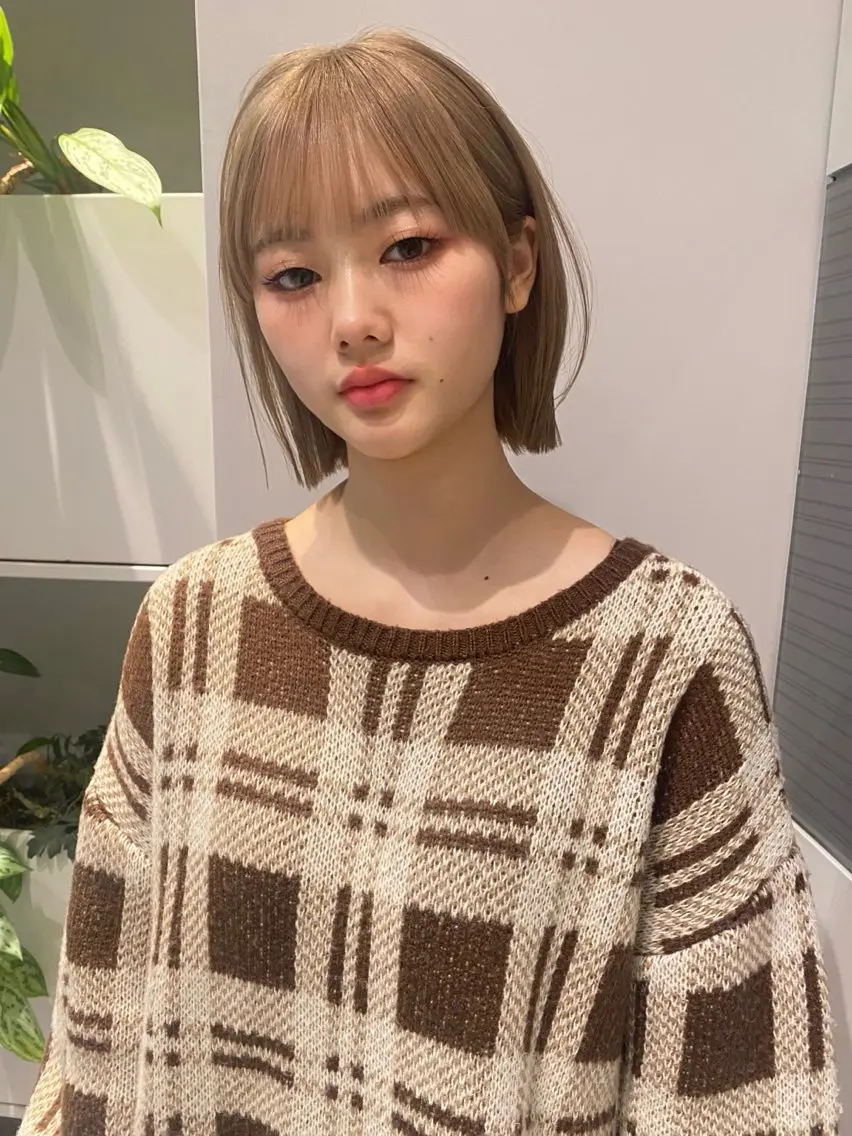 ショート カラー カット ヘアカラー トリートメント mai / linoah˚✧のヘアスタイル