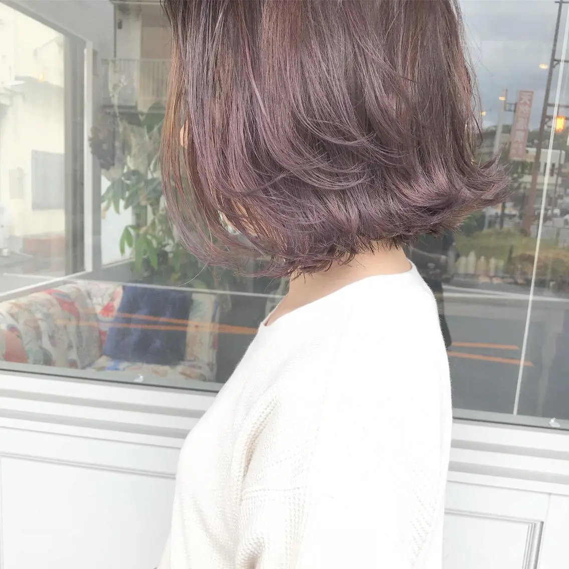 ショート カラー ヘアアレンジ バレイヤージュ ブリーチ グラデーションカラー ハイライトカラー ハイトーンカラー Mariana/ 鶴原-ハイライトのヘアスタイル