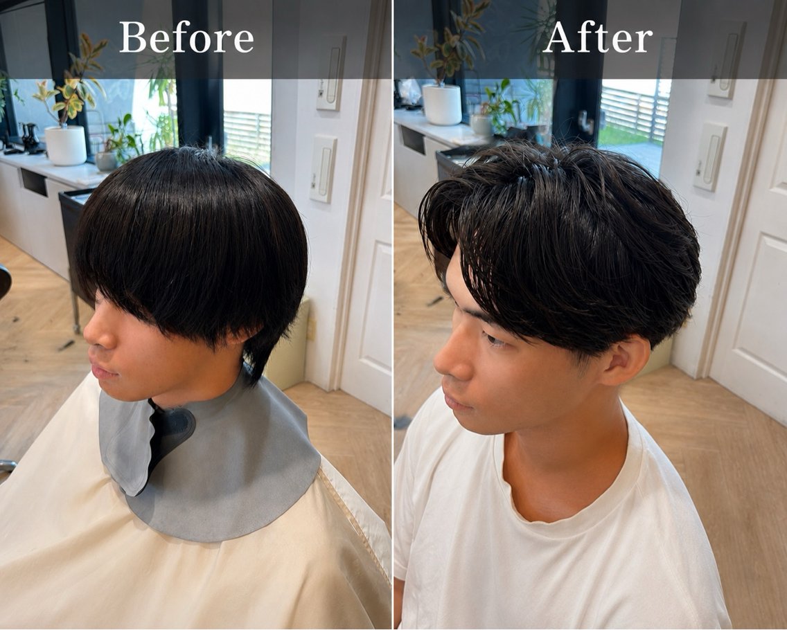 メンズ カット 村上 斗玖亜のヘアスタイル