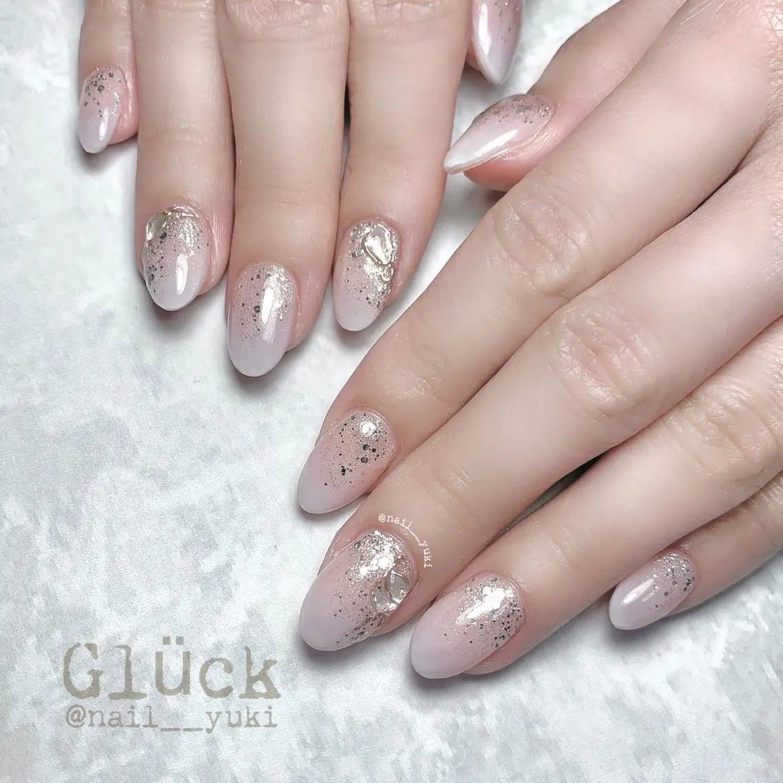 ネイル ハンドネイル Glück yukiのマツエク・マツパデザイン