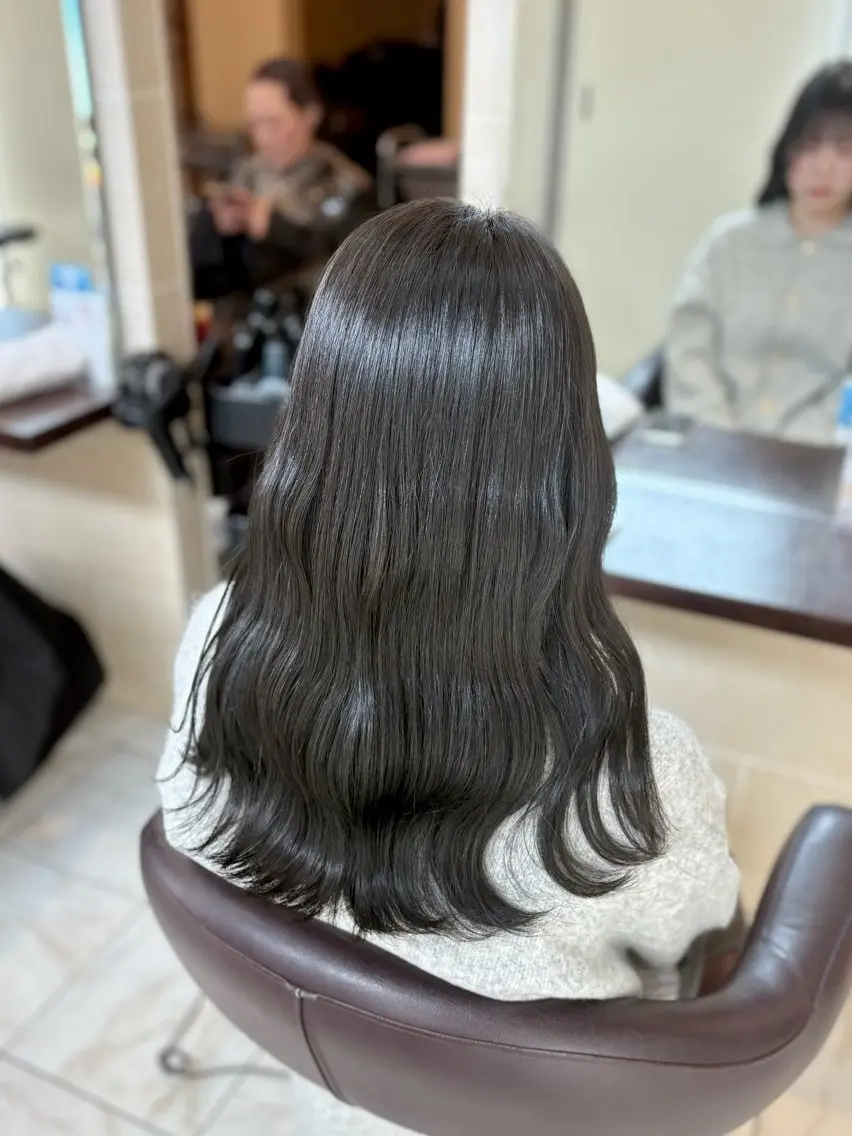ロング カラー 透明感カラー 🎀透明感カラー 🎀ナズナのヘアスタイル