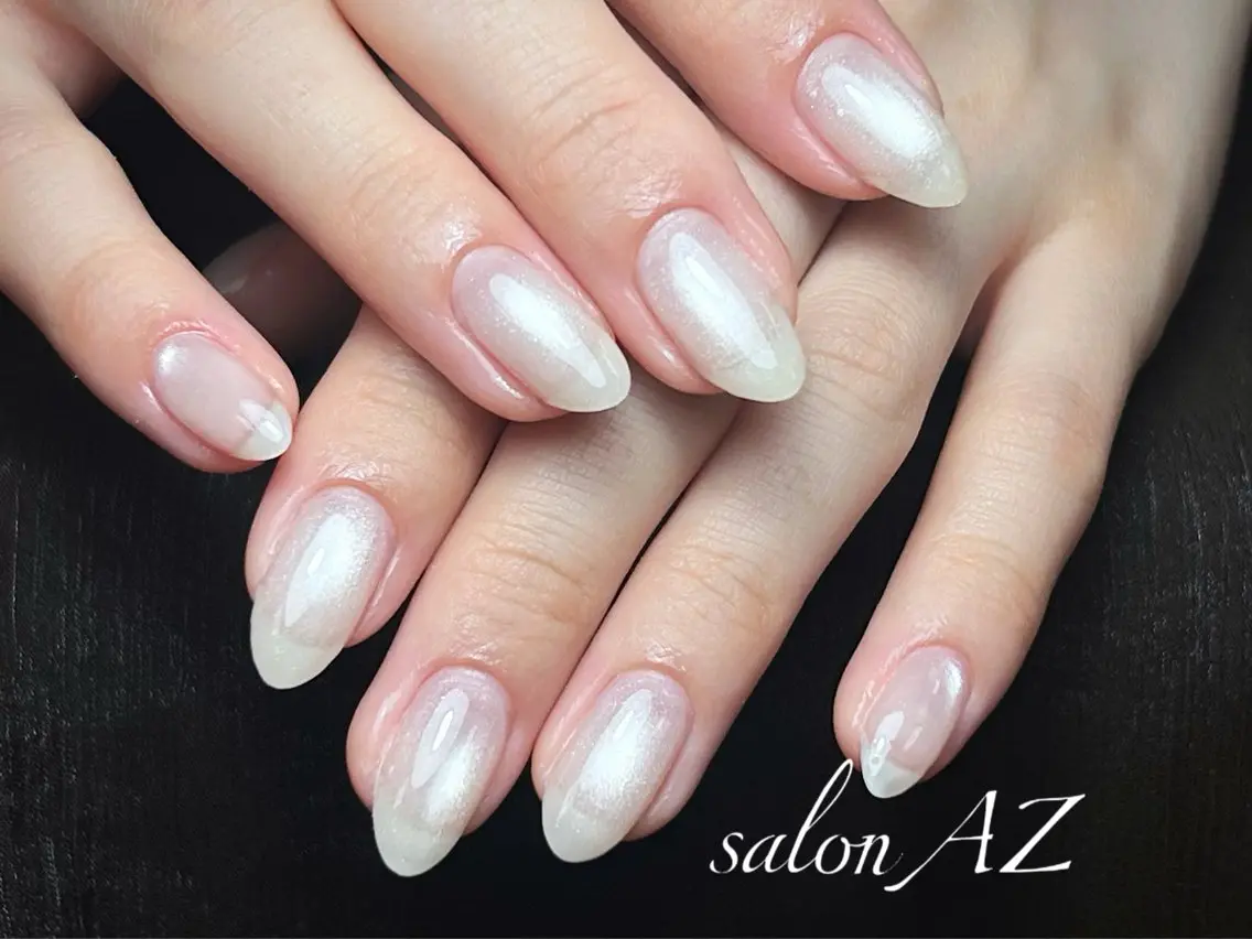 ネイル アートネイル フットネイル フレンチネイル マグネットネイル 持ち込み ハンドネイル salonAZ Miaのネイルデザイン