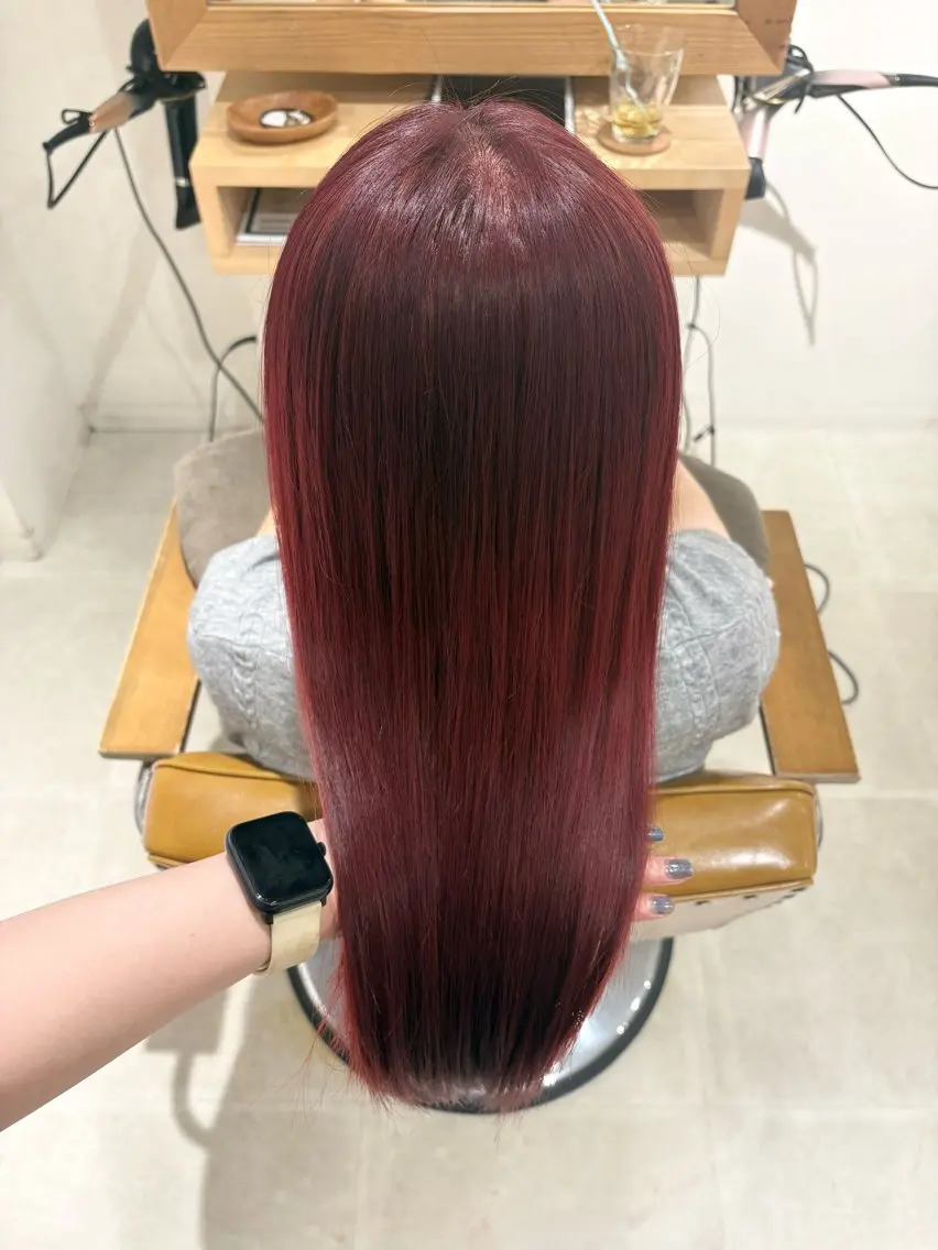 カラー ヘアカラー 大西 杏依のヘアスタイル