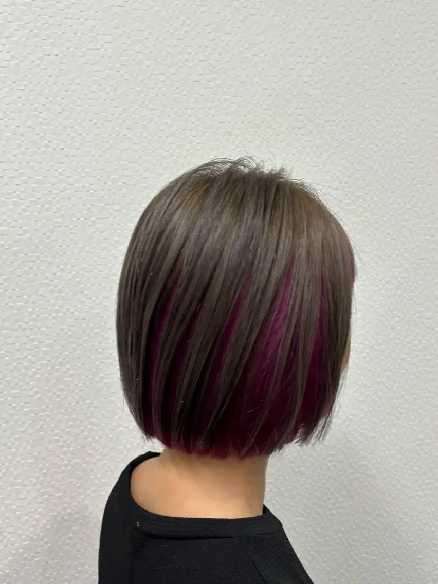 カラー 田中 サキのヘアスタイル