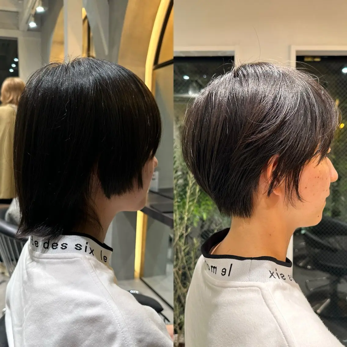 ショート 縮毛矯正/レイヤー taiga🐯のヘアスタイル