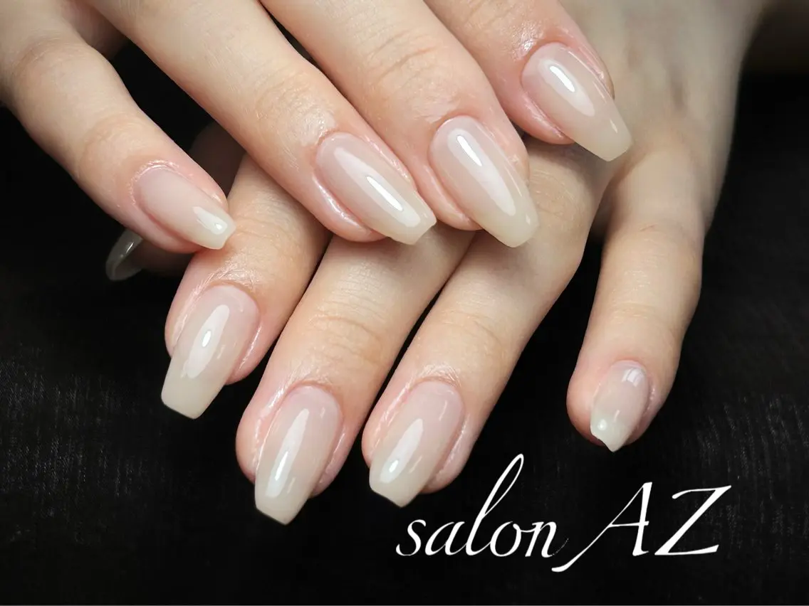 ネイル アートネイル フレンチネイル マグネットネイル ニュアンスネイル オフィスネイル ハンドネイル salon AZのネイルデザイン