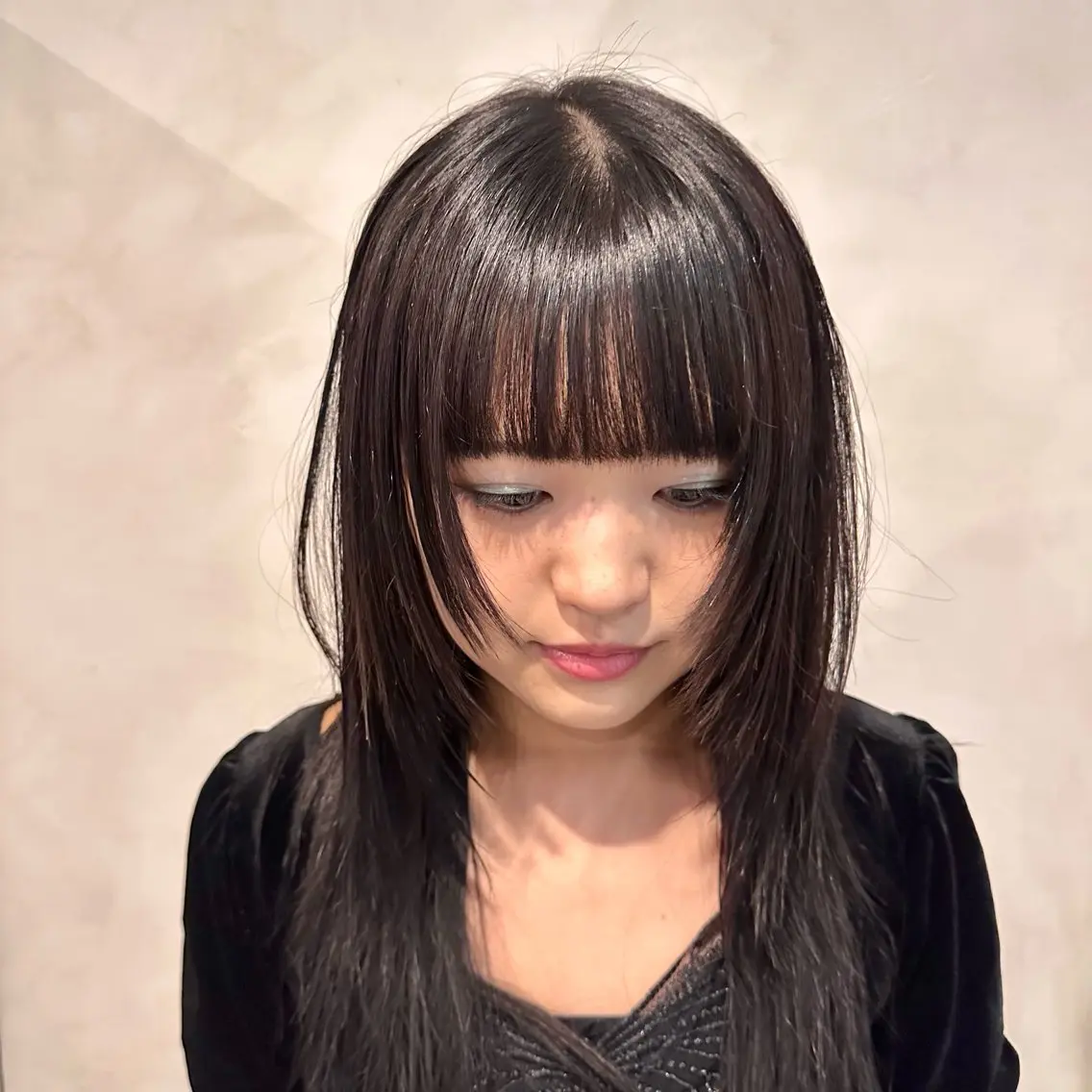 ロング レイヤーカット ウルフカット ウルフレイヤー Yuki☺︎パーマ レイヤーカットのヘアスタイル