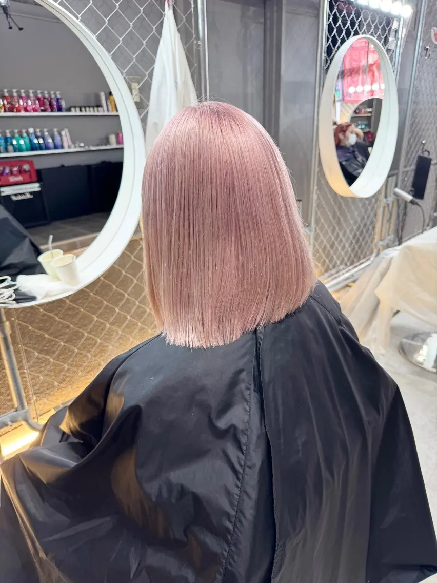 ミディアム ヘアカラー tet 店長 RIKITOのヘアスタイル