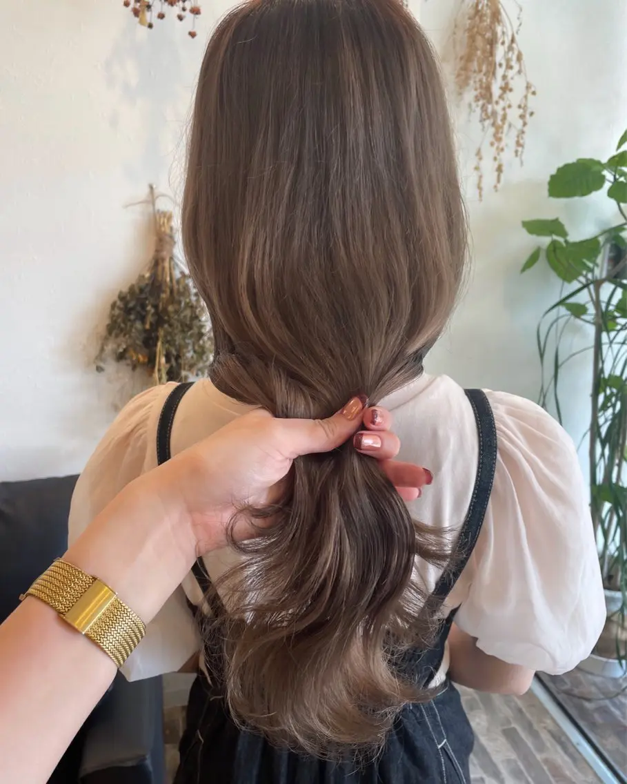 ロング カラー ベージュカラー ブラウンカラー ブラウンベージュ 透明感カラー ヘアカラー m ā l o.🌷 サカモトマイコのヘアスタイル