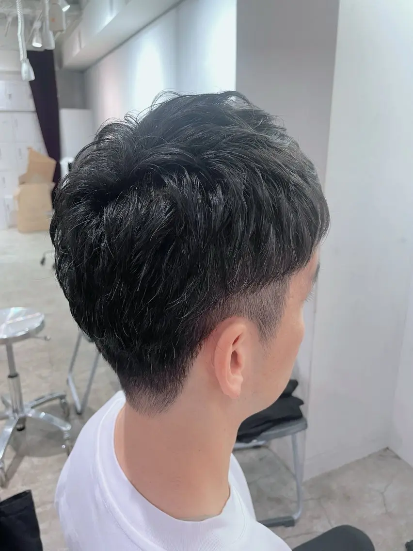 メンズ ツーブロック カット mitchy モデル様募集中♪のヘアスタイル