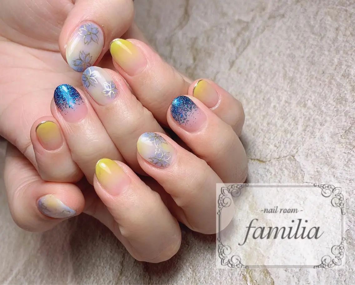 ネイル ハンドネイル -nailroom- familiaのネイルデザイン