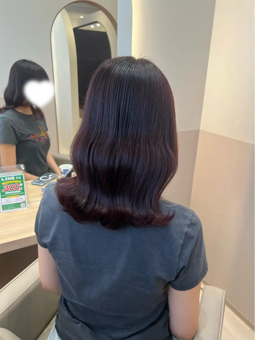 ミディアム カット ヘアカラー トリートメント yuuna 🤎のヘアスタイル