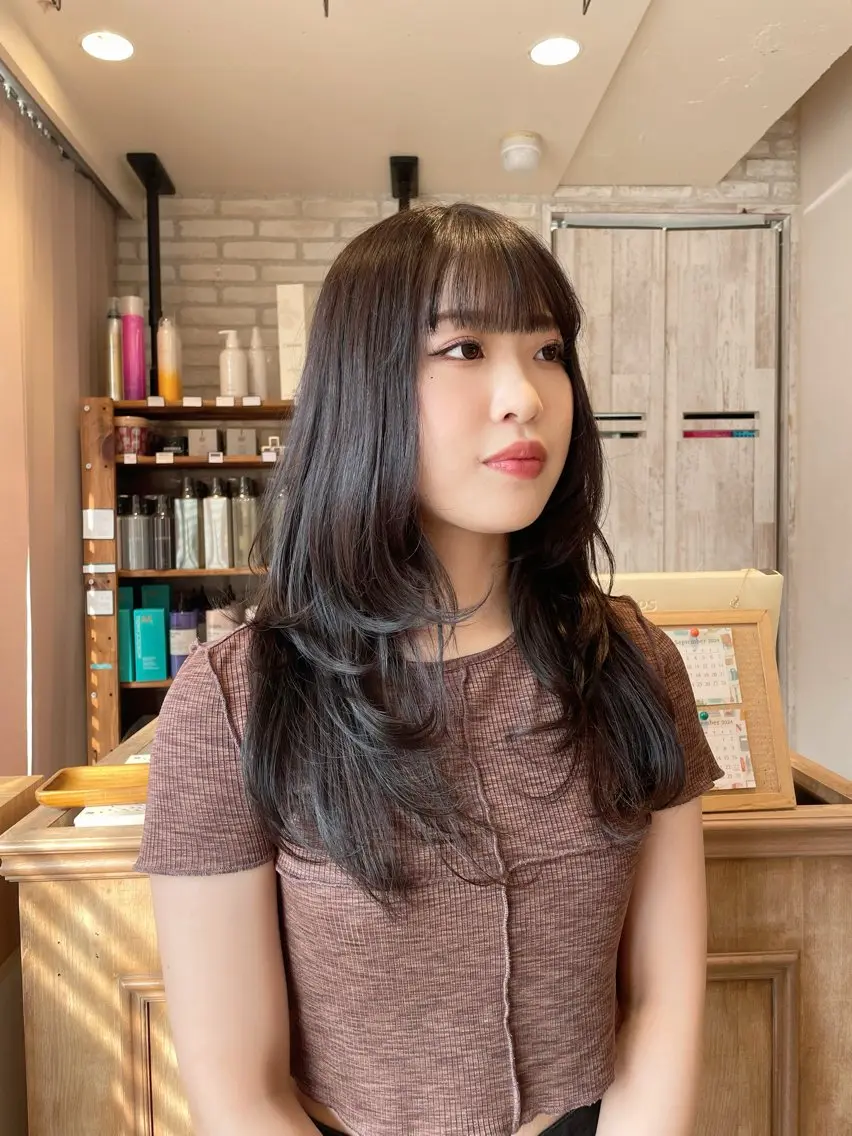ロング カラー レイヤーカット ✨横須賀髪質改善✨️ 加藤 百音のヘアスタイル