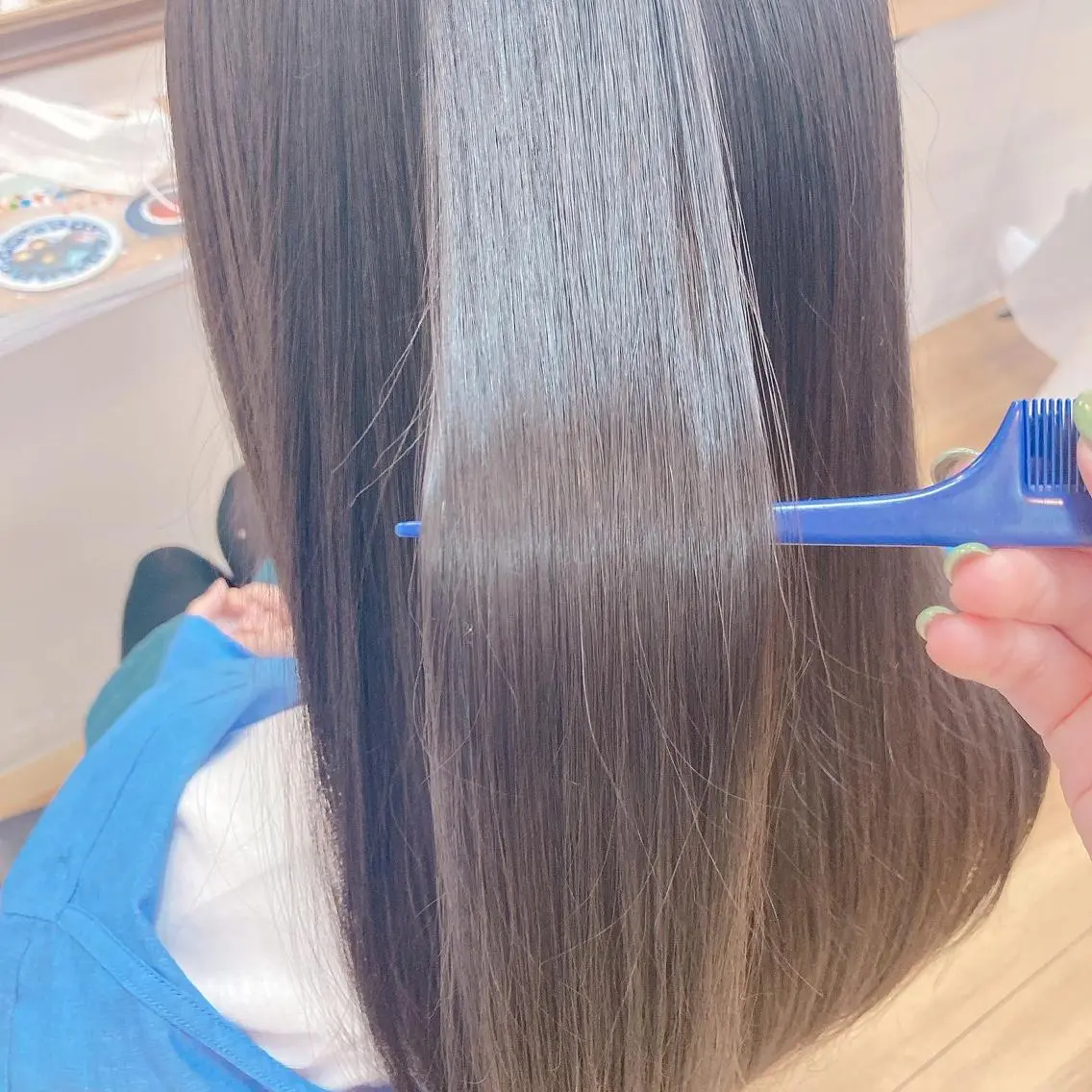 ロング パーマ 神田 菜々子のヘアスタイル