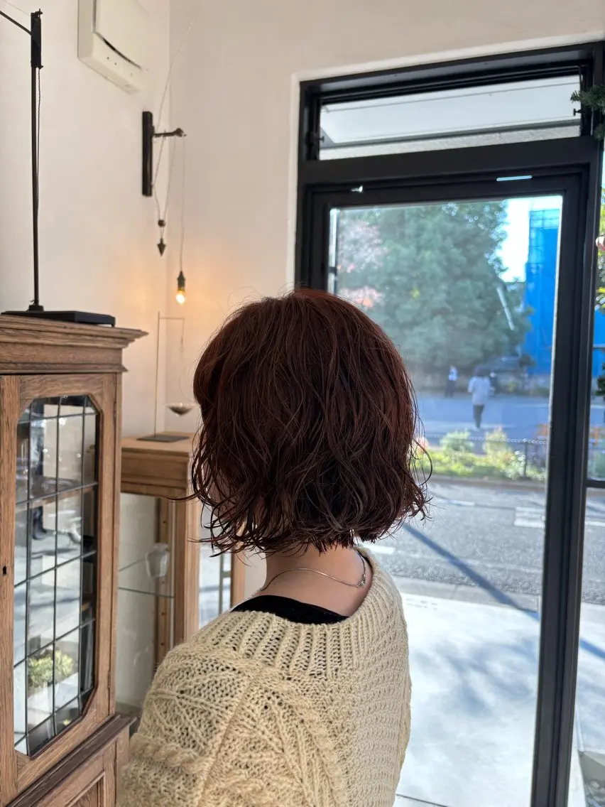 パーマ yu- naのヘアスタイル