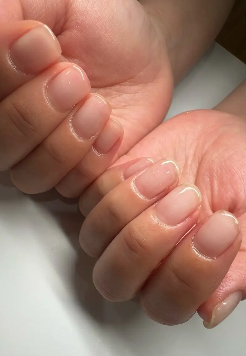 ネイル クリアネイル ジェルネイル nailsalon urümのネイルデザイン