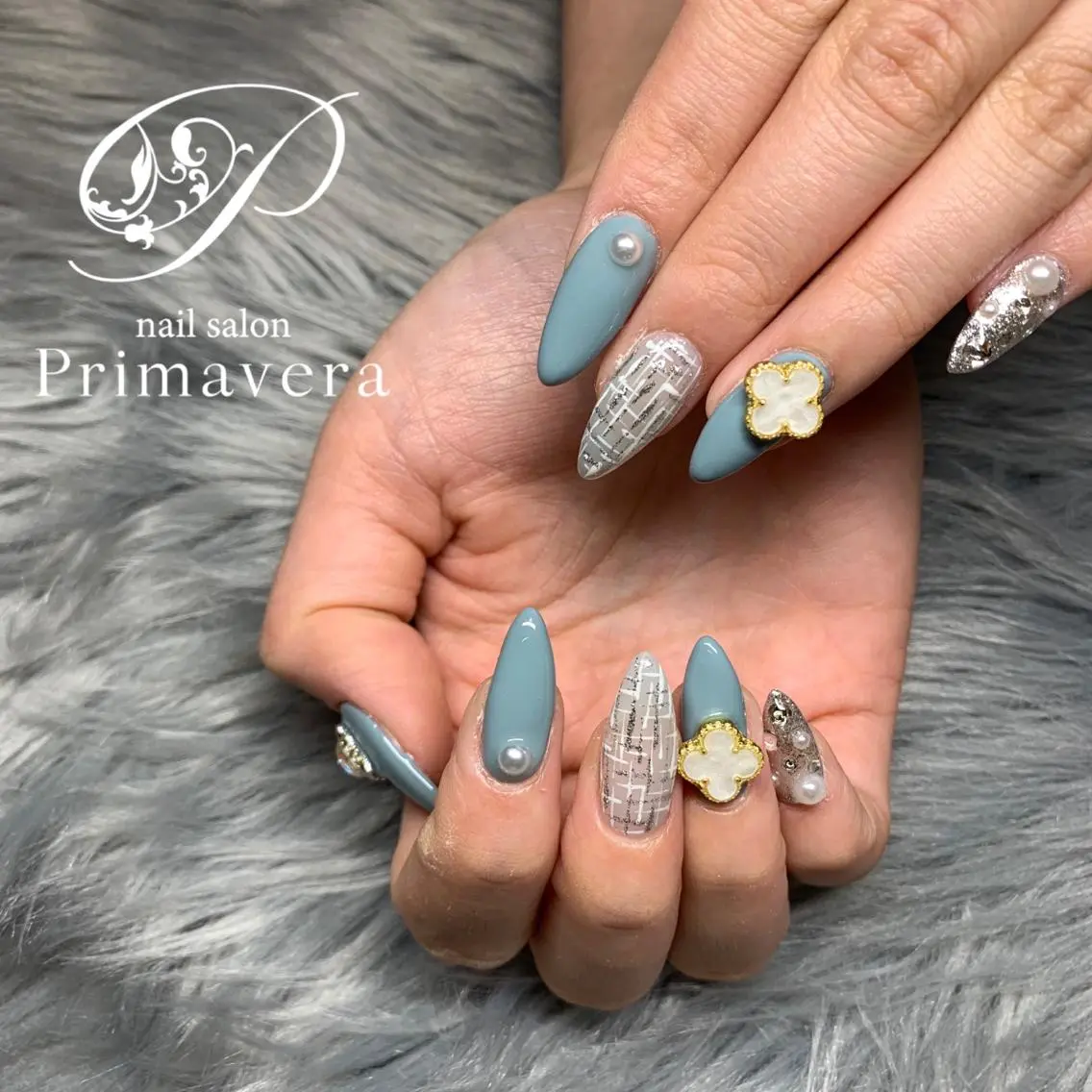 ネイル ハンドネイル Primavera 新横浜🤍美フォルムのネイルデザイン