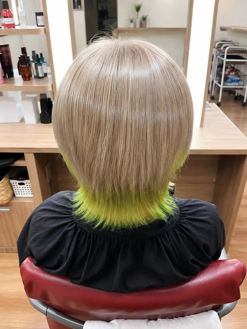 8月25日限定✨ハイカラー+ボブカット✨【ブリーチ】の写真