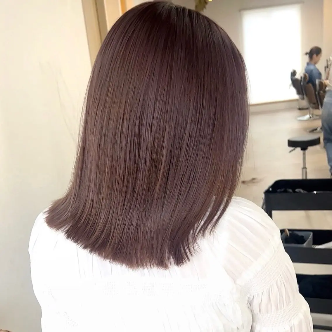 カラー 🫧透明感/レイヤー /縮毛矯正/うみ🌟のヘアスタイル