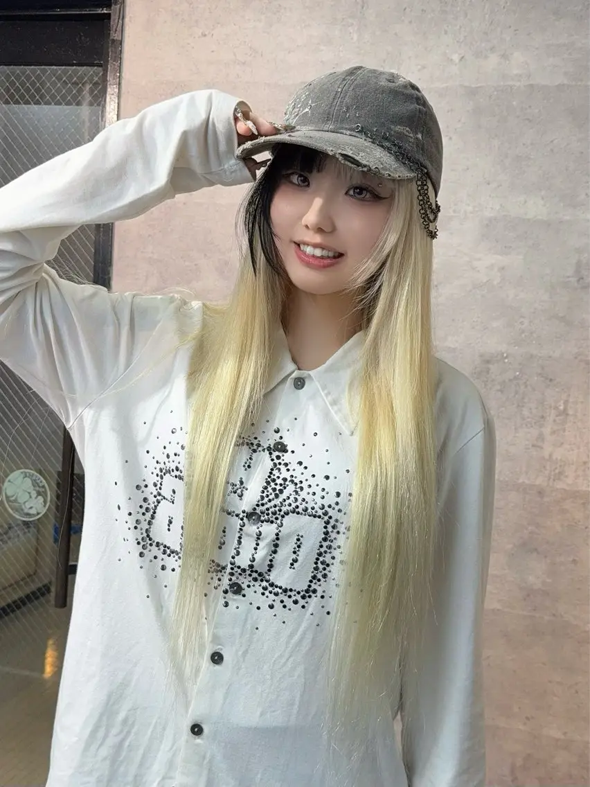 カラー ブリーチ エクステ×ブリーチ× 推しカラー🌟Kのヘアスタイル