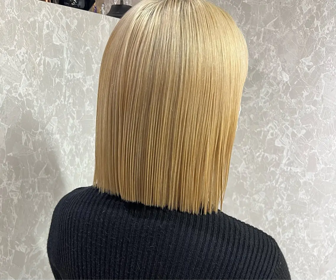 ミディアム カラー 池田 真衣のヘアスタイル